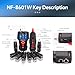 NOYAFA NF-8601W Network Cable Tester,LAN Ethernet Cable Tester RJ45 UTP STP Diagnose Tone Tracer Network Cable Length Tester for RJ45, RJ11, BNC, PING/POE 8 Identifier Telephone Wire Tracker