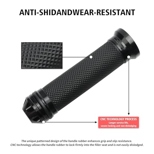 Manchon en caoutchouc de poignée pour stabiliser le guidon de pit bike - 4