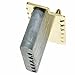 Dopro Gold ST Strat Guitar Trem Tremolo Bridge Full Size Block with Vintage Bent Steel Saddles for Mexican Strat
