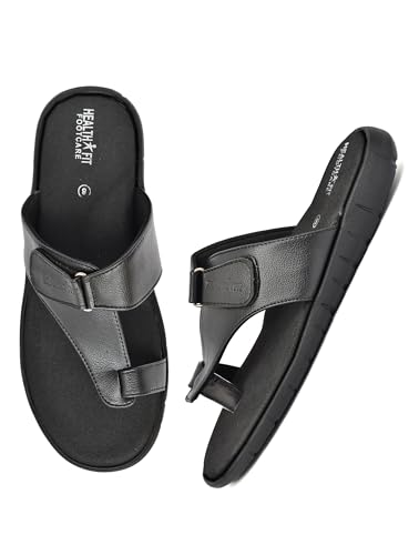 Image of HEALTH FIT Diabetic & Orthopedic /Doctor Slippe Soft comfortable with Arch Support Slipper /Men's Footwear