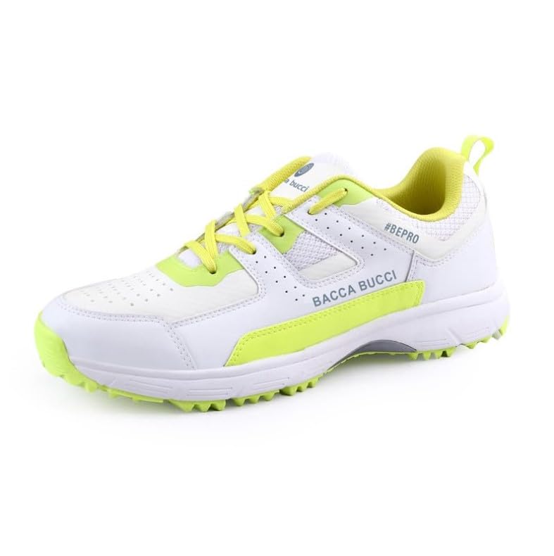 Bacca Bucci Men's WicketWings Pro Performance Cricket Shoes: Dynamic Flexfit Design, Superior Traction Cleats-picture-22