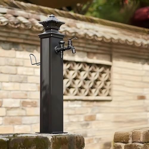 Frost Free Outdoor Faucet - Decorative Hydrant Water Column for Garden Irrigation & Washing, Durable Fountain for Easy Water Access, Weather-Resistant Design