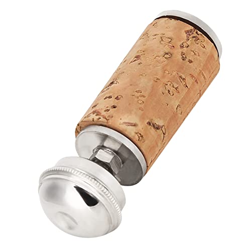 livre YUYTE Tête de Flûte en Liège avec Couronne 2,16 X 0,74 Pouces, Pièces de Réparation en Liège Métallique cuivré pour Accessoires D'instruments de Musique, Panneau Déflecteur de Flûte