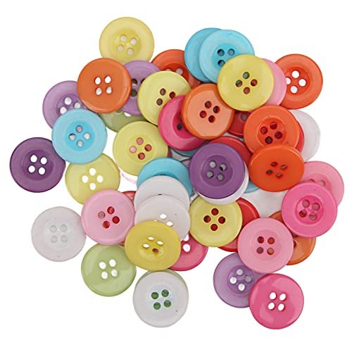 Botões, botões de resina ecologicamente corretos para costura de roupas(18 MM (4 olhos))