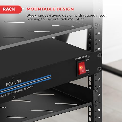 Pyle PCO800 Noir Élimine les Interférences Électriques Courant Alternatif - 6