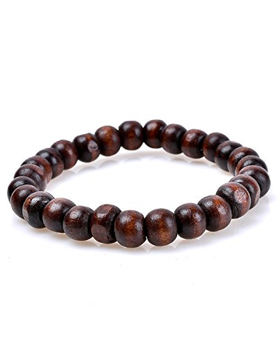 Image of Young & Forever Multi-Layer Leather Bracelet for Men | Adjustable Handmade Wrap Bracelet with Beads, Anchor, Evil Eye, Feather & Boho Charms | Vintage Punk Casual Wristband Gift for Men & Boys