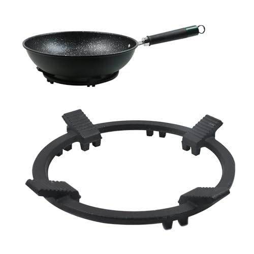 Crapyt 8.46" Wok Ring for Gas Stove, Non Slip Wok Ring Burner Grate