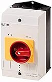 Isolierstoffgehäuse Ci-K2, H X B X T = 160 X 100 X 130mm, Für Pkz0, + Drehgriff, Rot/Gelb