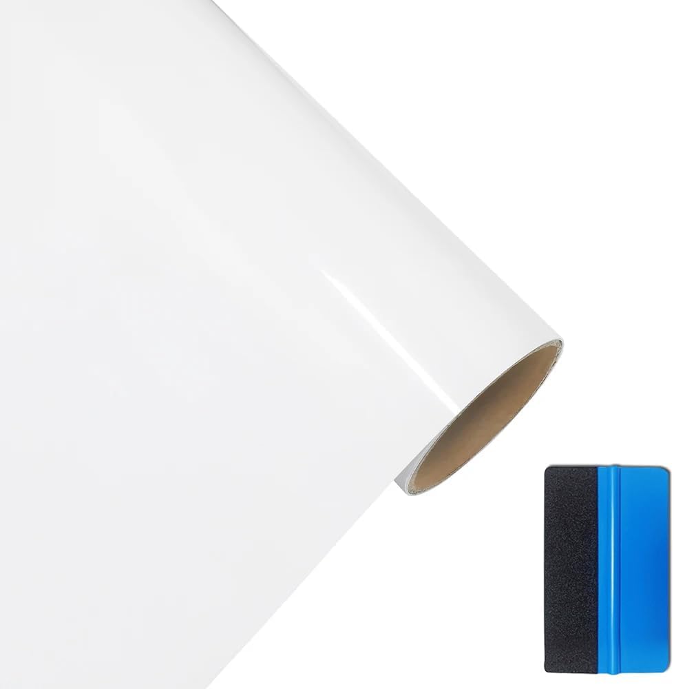 NewL High Gloss Red Vinyl Wrap Self Adhesive Air Release Bubble Outdoor Rated for Automotive Use (30cm x 150cm) — view 27