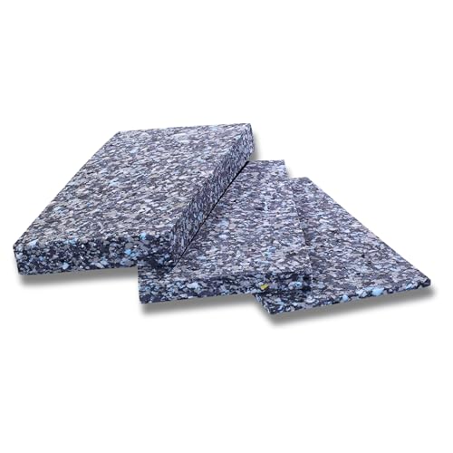 Preisvergleich Produktbild Saarschaum Verbundschaum Platten RG 80 202x102x2cm Premium Verbundschaumstoff Schaumstoffplatten Hartschaumstoff Meterware Schwerschaum Dämmplatten Schallisolierung