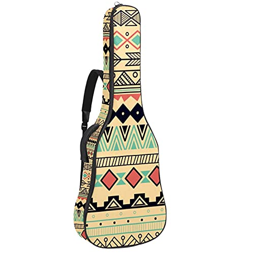 Housse de guitare acoustique protégeant des chocs durant le transport