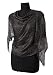 Womens Wedding Evening Wrap Shawl Glitter Metallic Prom Party Scarf with Fringe