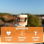 Honey Badger Pre Workout Powder, Keto Vegan Preworkout for Men & Women, Beta Alanine & Caffeine, Sugar Free Natural Energy Supplement, Peach Mango, 30 Servings - Image 3