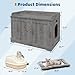 31.5 Inch Wooden Cat Litter Box Enclosures,Hidden Litter Box,Pet House with Barn Door,Large Capacity/Ventilated/Fit Most of Litter Box,for All Kinds of Cats