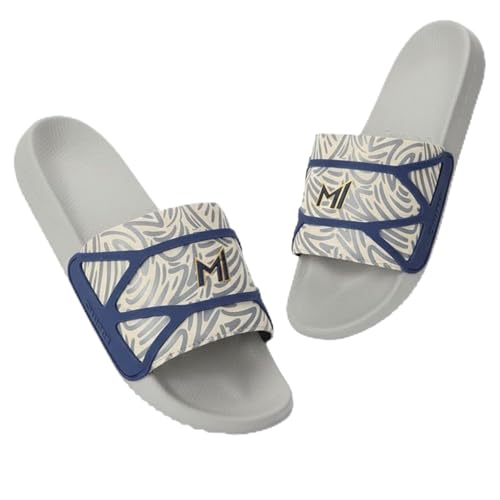 Image of CHUPPS MI Flex Men's Casual Slides | Soft Cushioned Footbed | Lightweight Anti-Slip Slippers | Indoor Outdoor Daily Wear Slides for Men