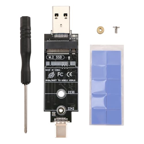 Webolu fA vgR ^Cv C ^Cv A M.2 NVME PCIe NGFF USB3.1 GEN2 10Gbps M2 SSD P[X A_v^[ J[h 2230/2242 SSD T|[g