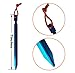 12 Pack Tent Stakes, 7075 Ground Metal Camping Aluminum Tent Pegs, Lightweight Tent Stakes Heavy Duty Spikes Camping Accessories, Blue