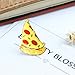 GuassLee 6PCS Cute Creative Lapel Brooch Pin Set - Fashion Cartoon Pizza Burger Enamel Novelty Fast Food Metal Pin Badges for Women to Decorate Hat Clothes Backpack