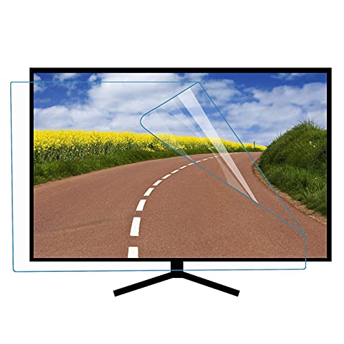 ZLSD 60-65 Pollici Anti Luce Blu TV Pellicola Salvaschermo, Opaca Antiriflesso, Lesioni AntiGraffio Nessuna Bolla, per Gli Occhi Proteggi Schermo e Ti Aiuta a Dormire Meglio,Matte-60inch(1338x756MM)