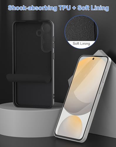 Coque Samsung Galaxy S24 FE rigide fine noire antichoc