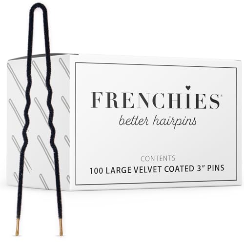 Frenchies French Twist Hair Pin, Ultra Flocked Extra Soft French