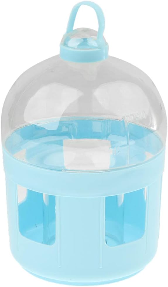 LOVIVER Bird Water Drinker Feeder Pigeon Plastic Pot Dispenser Container Pigeons Poultry Birds Supplies Tools - 2L
