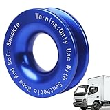 Performance robuste : sans sacrifier la résistance, notre manille souple de récupération présente une excellente qualité d'utilisation. Adapté aux cordes de treuil de 3/8 pouces ou 1/2 pouces, il résiste facilement aux fortes forces de traction avec une résistance à la rupture élevée jusqu'à 41 000 livres, ce qui en fait le choix optimal pour votre prochaine tâche de récupération.