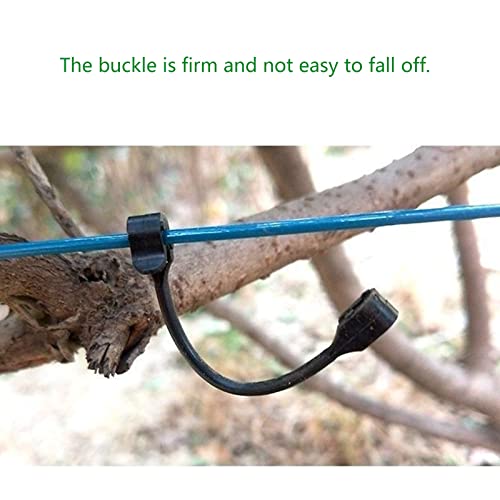 Plastic Vines Cliptomato, Grape, Raspberry, Kiwi Vine Clip Garden Plant Support Clip Vegetable Fixed Hook Plant Lock Tomato, Grape, Raspberry, Kiwi Vine Buckle Suitable For 9#-12# Thread(200 Pcs) #TOP5