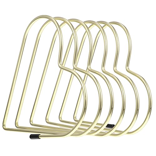 Uonlytech Elegant Iron Bookend Stand for Office Decor Book Holder Stand for Reading Bookend