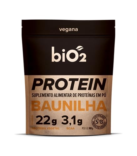 biO2 Protein Baunilha 908 g - Proteína Vegetal - Vegana e sem Glúten