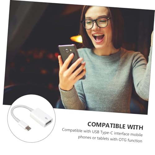 Cable Type-C a USB OTG con material resistente para teléfonos 4