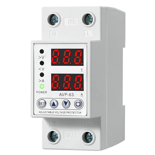Relais de protection contre surtension pour éviter les pannes électriques maison 230V 4P
