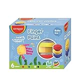 A PARTIR DE 3 AÑOS: La edad recomendada para utilizar estas pinturas de dedos es de 3 años. Es el momento ideal para que comience a usar su imaginación y enseñe qué es capaz de hacer. ¡Se divertirá mientras toca con sus propias manos la pintura!