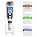 Dr.meter Upgraded PH838 0.01 Resolution High Accuracy Backlit Two-Color LCD Display pH Meter with ATC, 0-14pH Measurement Range with Data Hold Function