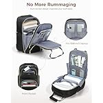 Rolling Backpack for Women, 15.6 Inch Travel Laptop Wheeled Backpack, 30L Roller Carry On Backpack or Adults Business College Work Overnight, Stylish Personal Item, Black - Image 5