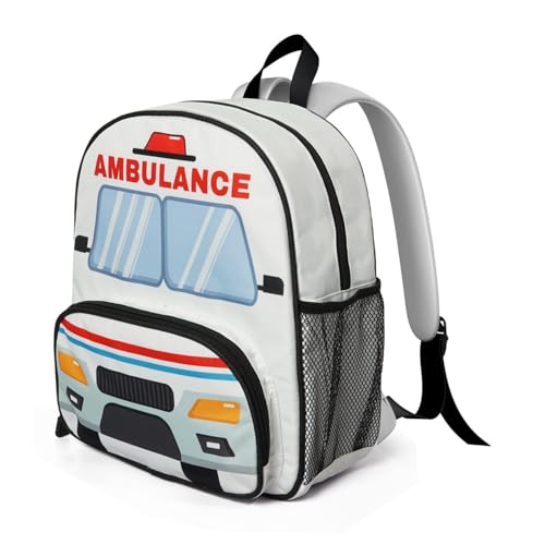 QXWREL Mochila para carro, Ambulância, 15H, Bonito