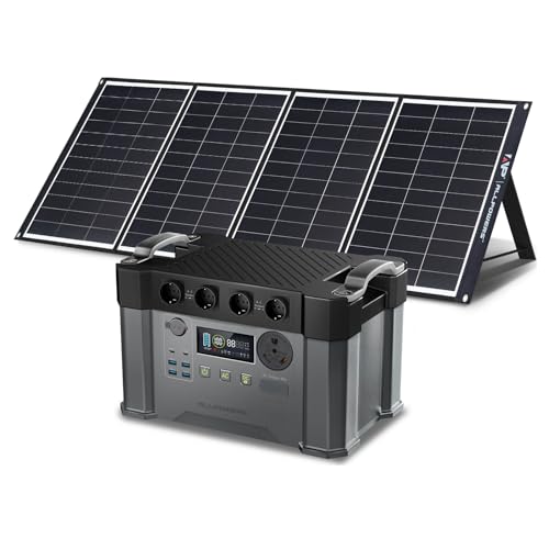 2000w Portable Power Station, 1500Wh MPPT Battery Backup, S2000 Solar