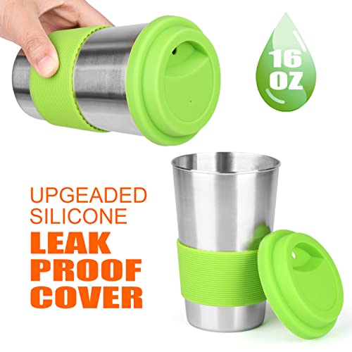 Bisgear Camping Cookware Portable Backpacking Stove Canister Stand Tripod Stainless Steel Cup Flatware Mess Kit - Camping Pot and Pans Cooking Set - Camping Gear Must Haves - Image 4