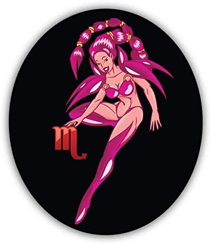 Scorpio Horoscope Sign Sexy Vinyl Decal Sticker Waterproof Car Decal Bumper Sticker 5