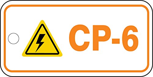 Panneau de commande CP-6 plastique pour identifier les sources d'énergie