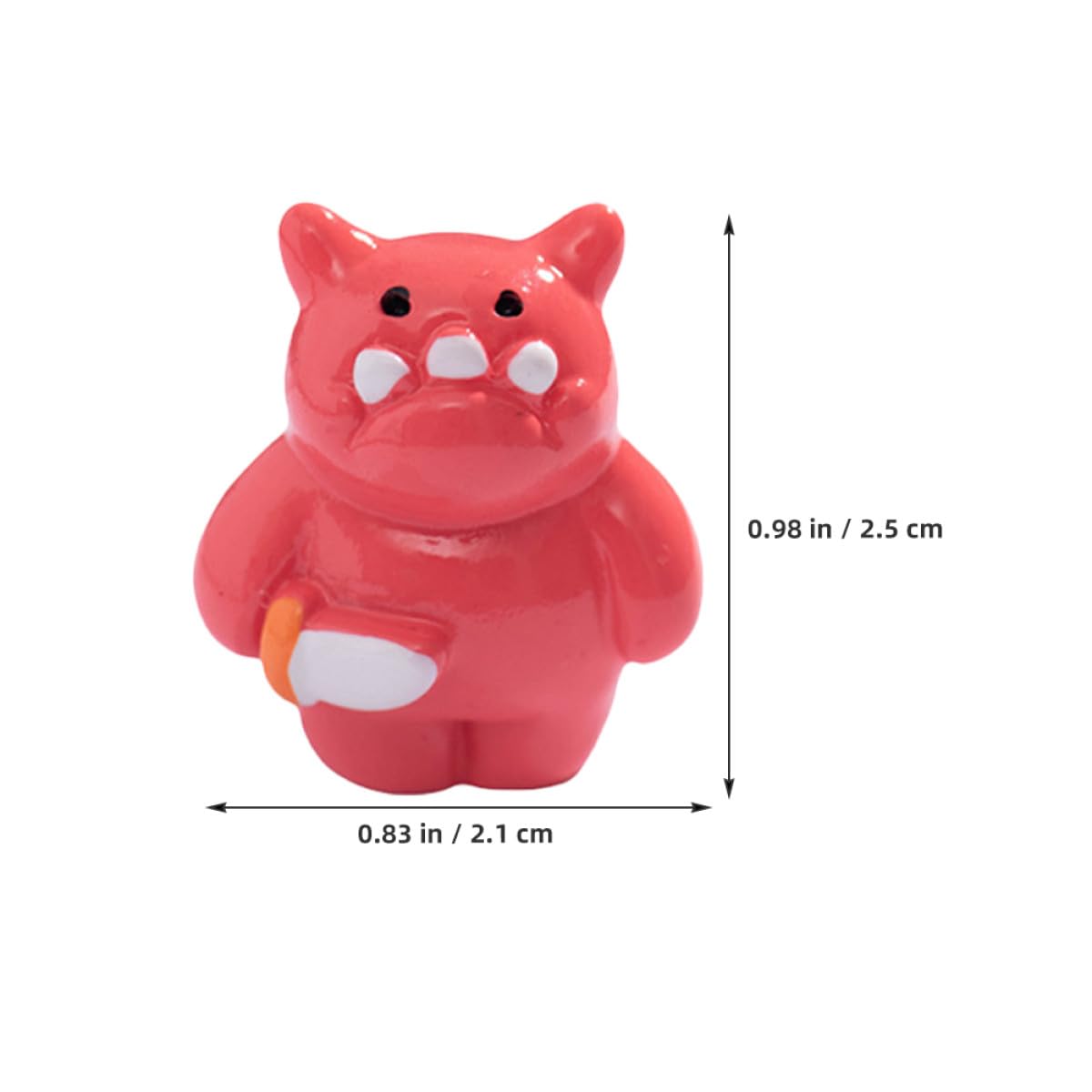 Feng Shui 10 szt. Mikropejzaż Miniaturowe figurki z żywicy Śliczne mini zwierzęta Akcesoria ogrodowe do wróżkowego domku Wystrój domku dla lalek Upominki na przyjęcie wielkanocne i ozdoby na biurko