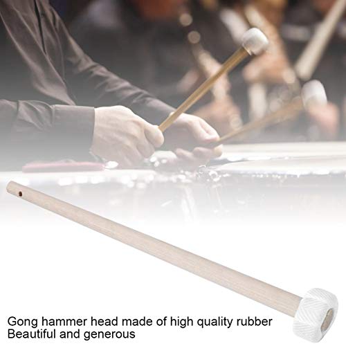 Gong Hammer, 2PCS Ahornholz Kleiner Gong Hammer Gong Mallet Percussion Musikinstrument Zubehör - Image 5