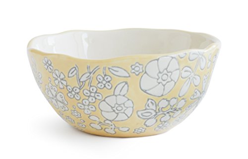 Dorotea Hand Painted Small Fruit Bowl, 5.25-Inch, Set Of 4, Assorted #TOP4