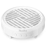 MelodySusie Compact Nail Dust Collector with Lightweight Design,Hpro 3800RPM Portable Nail Vacuum Fan, 3 Suction Modes,Reusable Filter & Easy-Control for Beginners,Nail Students & Home Use,White