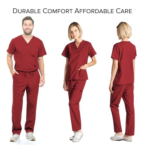 Image of Dagacci Scrubs Medical Uniform Women and Men Scrubs Shirts and Tops