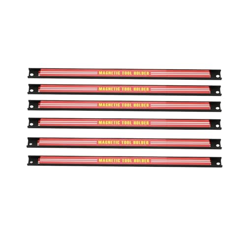 CROWNSHOP Garage Wall Tool Holder Set of 6 Magnetic Tool Holder Rack