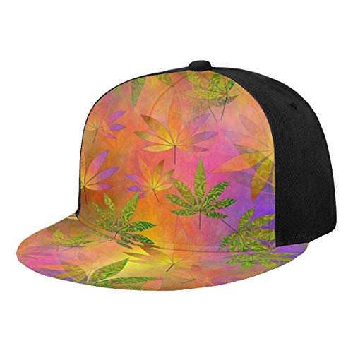 trippy flat bill hats
