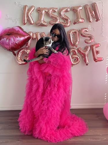 Changuan Tulle Robe Maternity Dress for Photoshoot Long Sheer Pregnancy Gown Bridal Roebs Baby Shower Lingerie Nightgown3