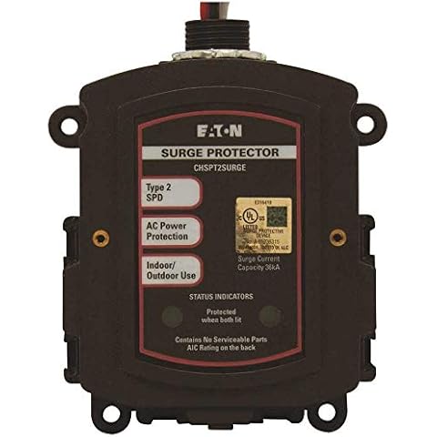 Eaton CHSPT2SURGE SPD Type 2 Chsp Whole Home Surge Protector, Nema 4, Single Phase, 120/240 Volts, Ul 1449 3Rd Edition Cover