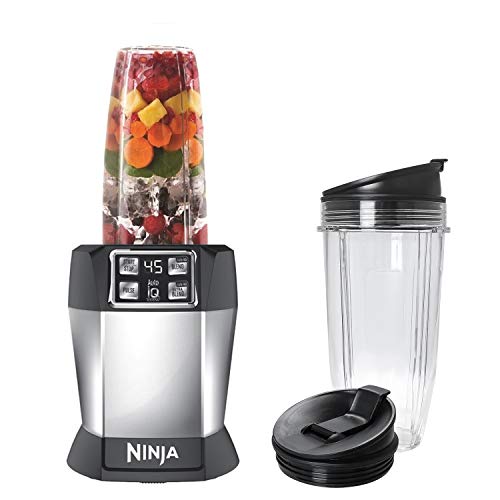 Ninja 24 Oz Replacement Cups with Sip & Seal Lids, Ninja Replacement Cup Compatible with BL450 BL454 BL456 BL480 BL481 BL482 BL490 BL640 BL642 BL682 for Nutri Ninja Auto IQ Series Blenders (2 Pack)